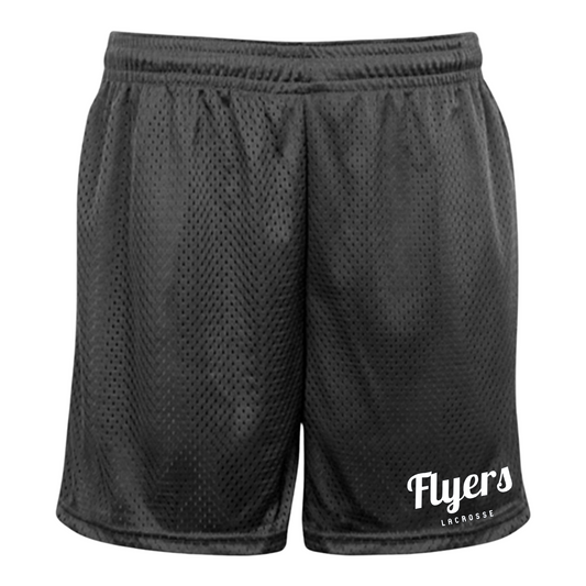 FRAMINGHAM YOUTH LACROSSE FLYERS YOUTH TRICOT 4" MESH SHORTS - GRAPHITE