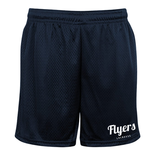 FRAMINGHAM YOUTH LACROSSE FLYERS YOUTH TRICOT 4" MESH SHORTS - NAVY