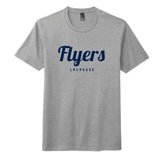 FRAMINGHAM YOUTH LACROSSE FLYERS ADULT TEE - GRAY