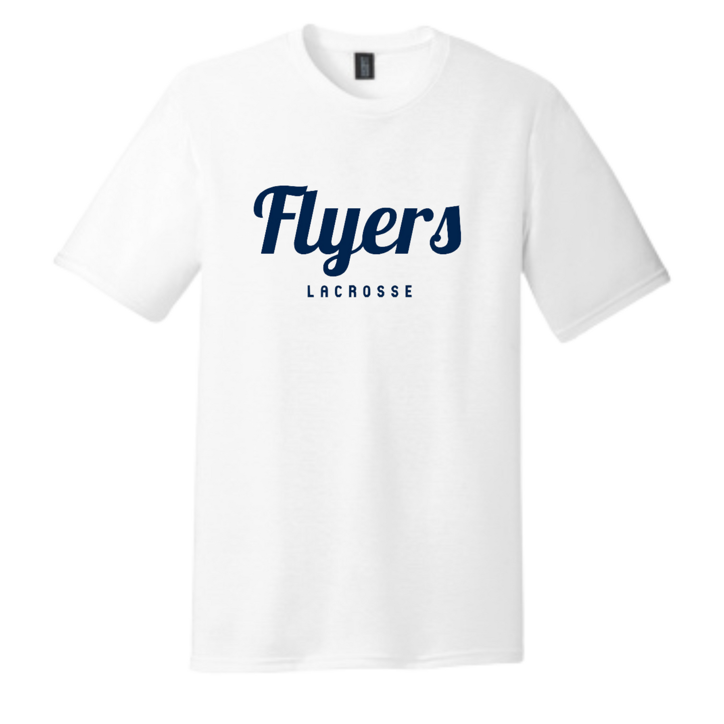 FRAMINGHAM HIGH LACROSSE FLYERS ADULT TEE - WHITE