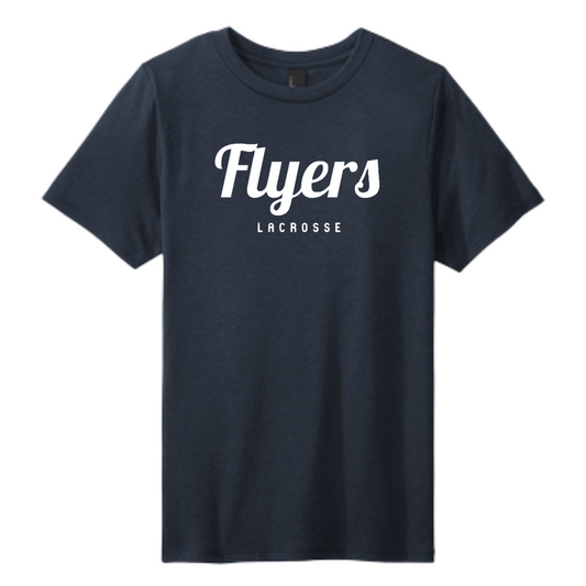 FRAMINGHAM YOUTH LACROSSE FLYERS YOUTH TEE - NAVY