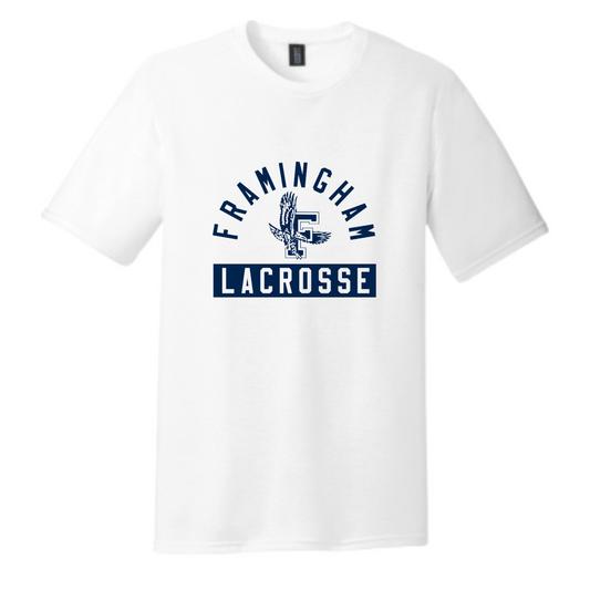 FRAMINGHAM YOUTH LACROSSE ADULT TEE - WHITE