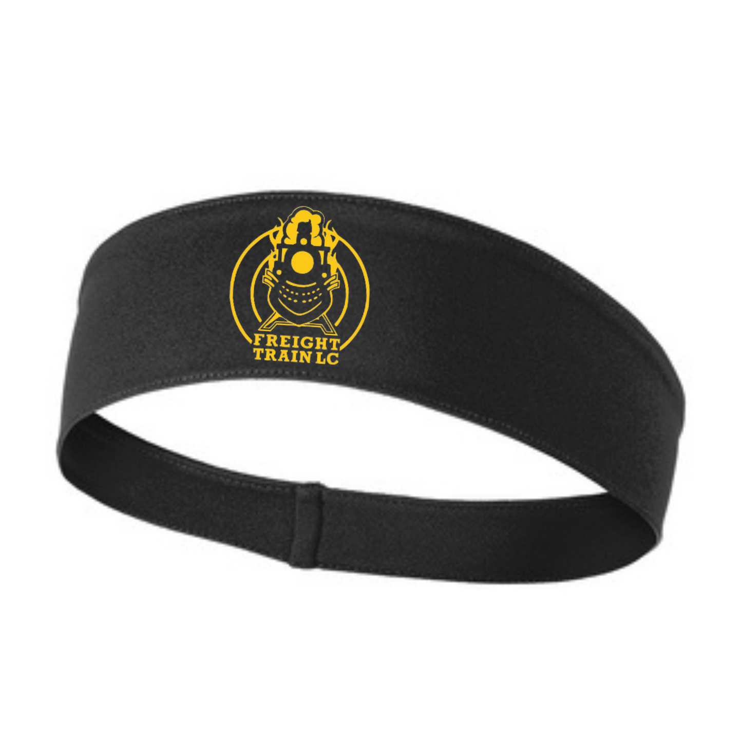 FREIGHT TRAIN LACROSSE CLUB COMPETITOR HEADBAND - BLACK