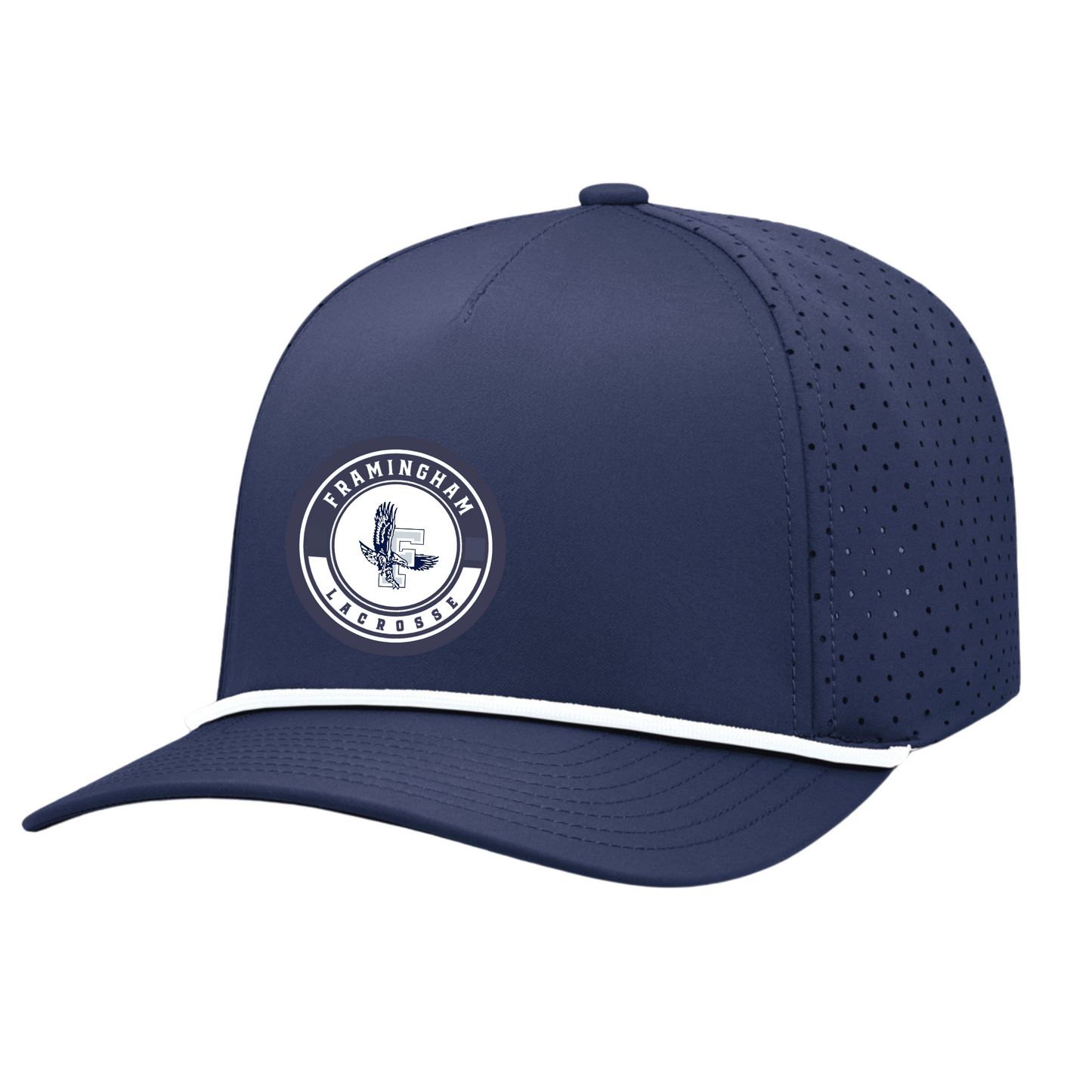 FRAMINGHAM HIGH LACROSSE WEEKENDER SNAPBACK BRAID CAP - NAVY