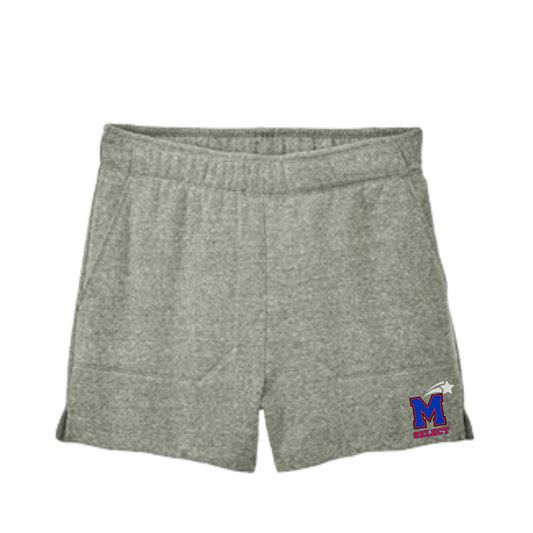 SELECT LACROSSE LADIES FLEECE SHORTS - GRAY