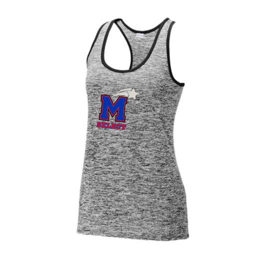 SELECT LACROSSE ADULT RACERBACK TANK - GRAY