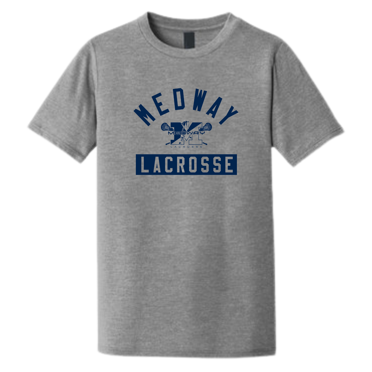 MEDWAY YOUTH LACROSSE ARCH YOUTH TEE - GRAY