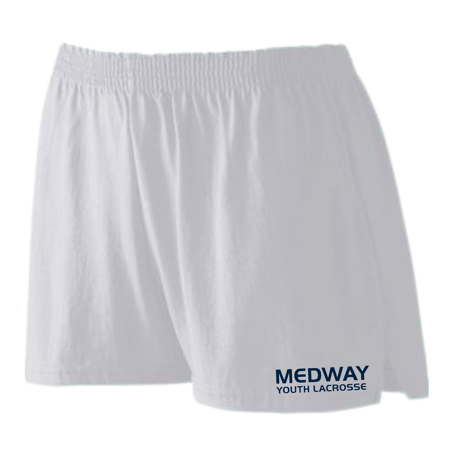 MEDWAY YOUTH LACROSSE GIRLS TRIM FIT JERSEY SHORTS - GRAY