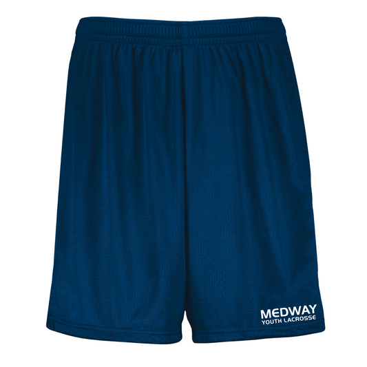 MEDWAY YOUTH LACROSSE YOUTH MESH SHORTS - NAVY