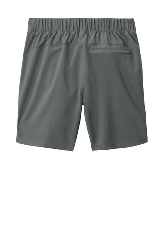 FRAMINGHAM HIGH LACROSSE FLYERS SPORT-TEK REPEAT 7" MEN'S SHORTS - IRON GRAY