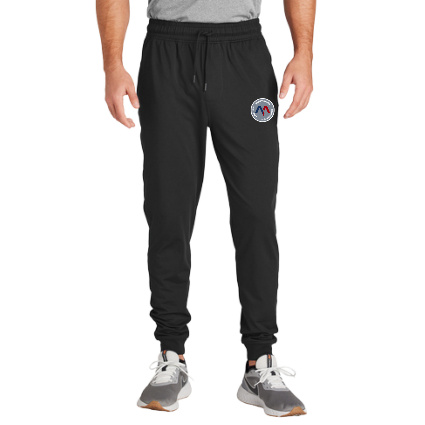 SELECT BOYS LACROSSE MEN'S SPORT-WICK JOGGERS - BLACK