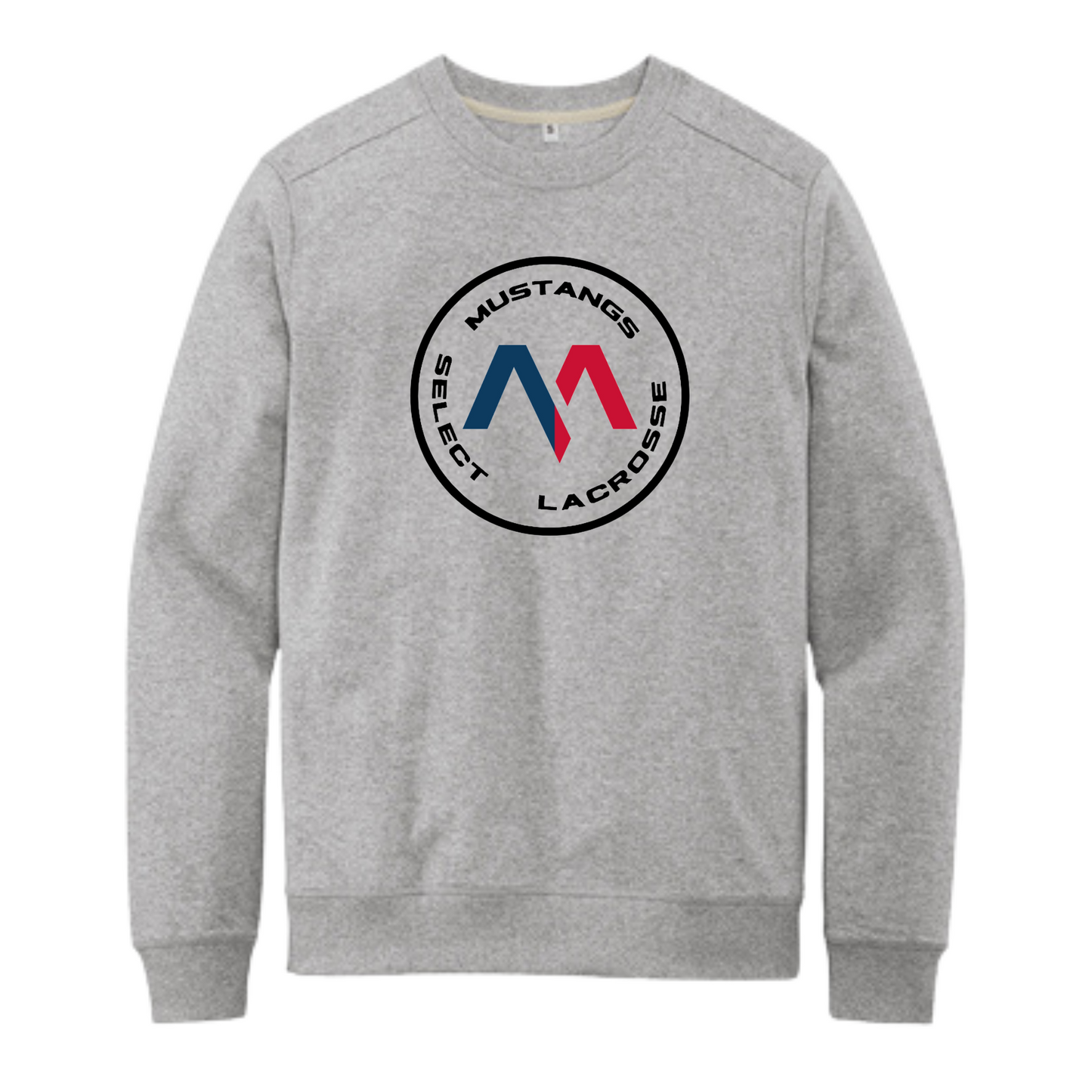 SELECT BOYS LACROSSE CIRCLE LOGO MEN'S CREW - GRAY