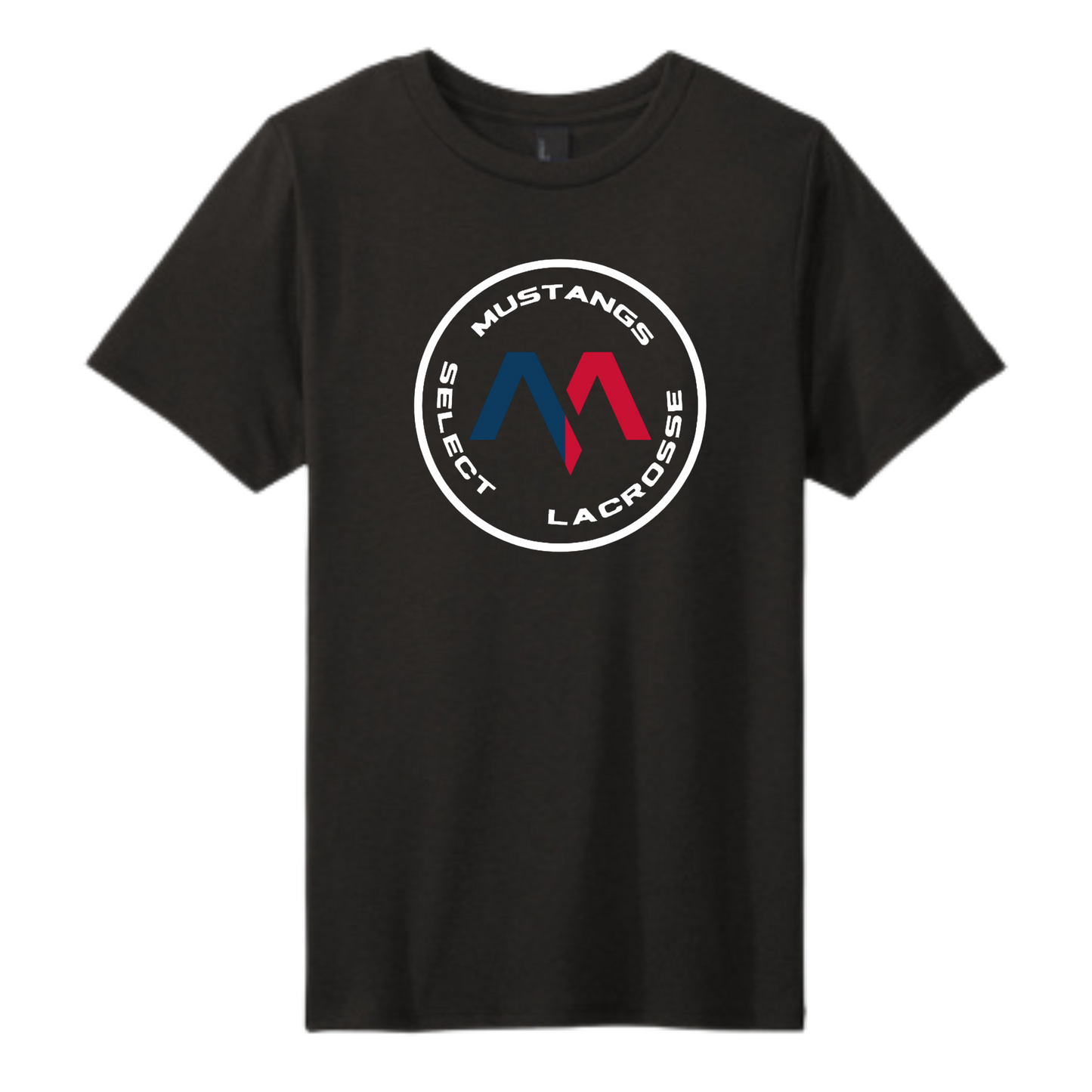 SELECT BOYS LACROSSE CIRCLE LOGO YOUTH TEE - BLACK