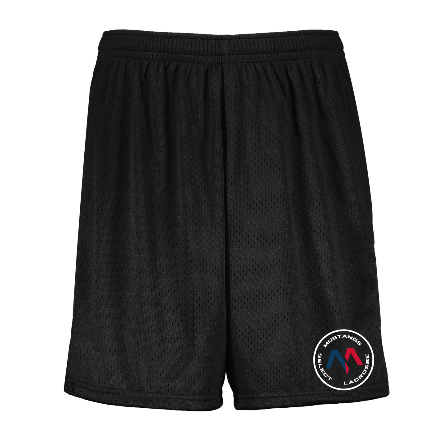 SELECT BOYS LACROSSE YOUTH MESH SHORTS - BLACK